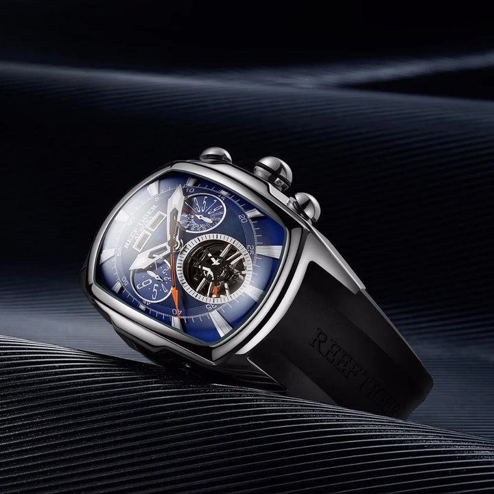 Reef Tiger Sapphire Wave Luxury Tourbillon Flagship elegante en Perú
