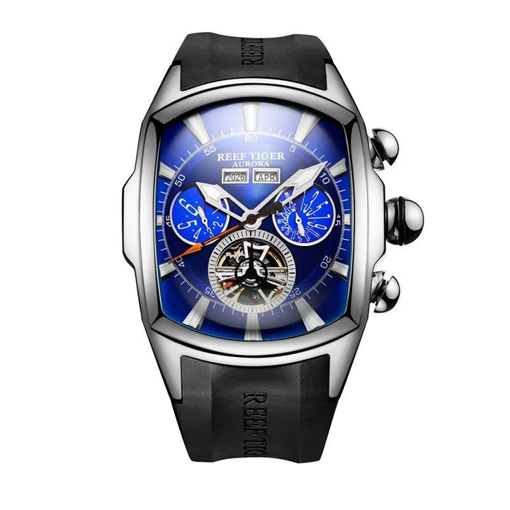 Reef Tiger Sapphire Wave Luxury Tourbillon Flagship elegante en Perú