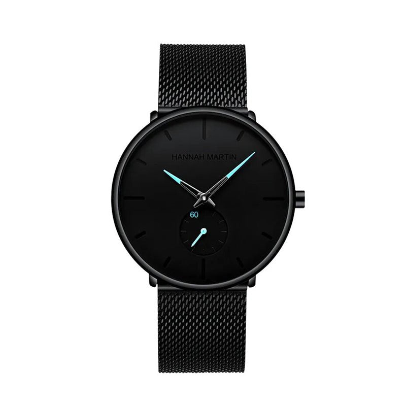 Reloj Analogico Negro Dial Rojo elegante para hombre en Perú