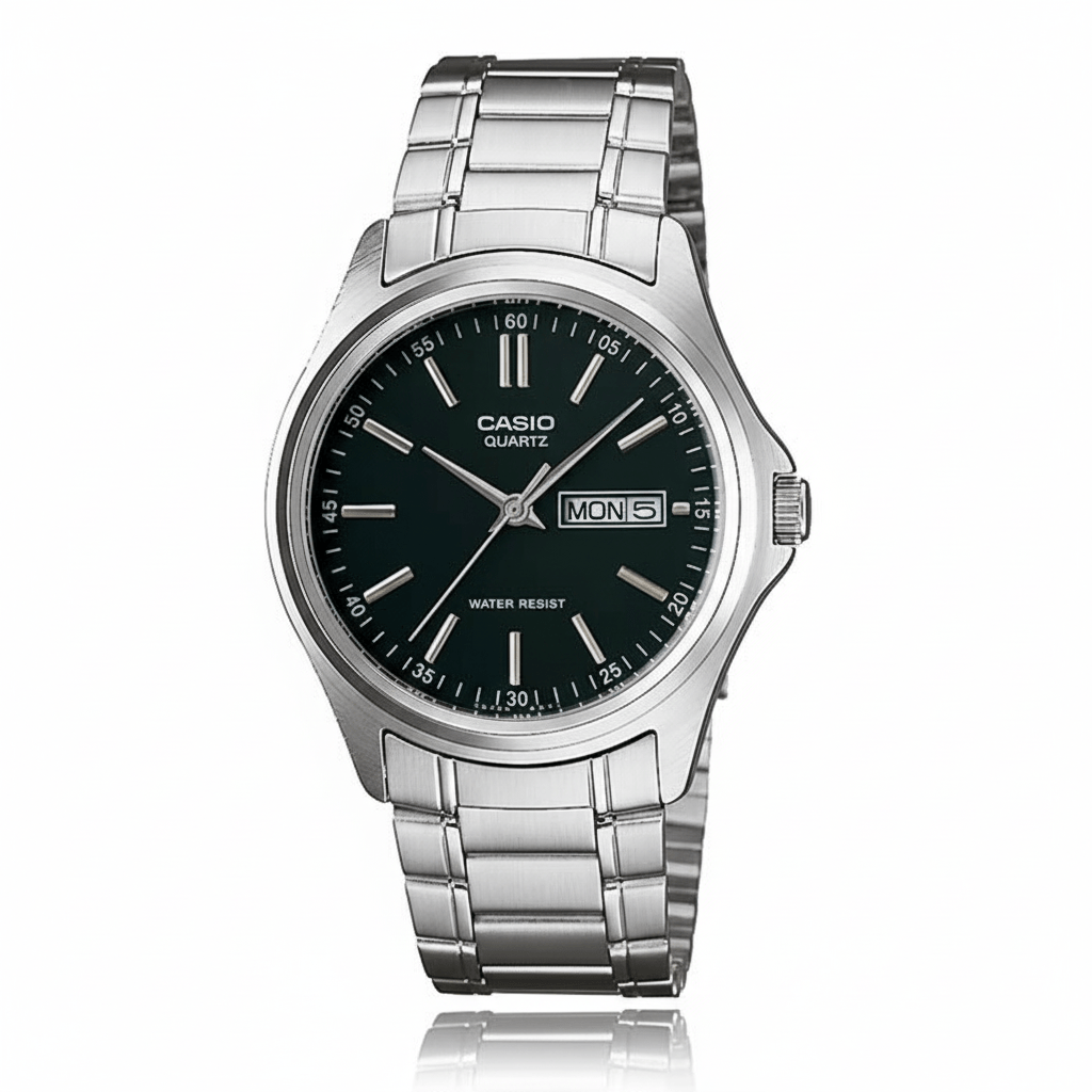 RELOJ CASIO MTP - 1239D - 1A | Acero Hombre Plateado elegante Caracteristicas_Analogico en Perú
