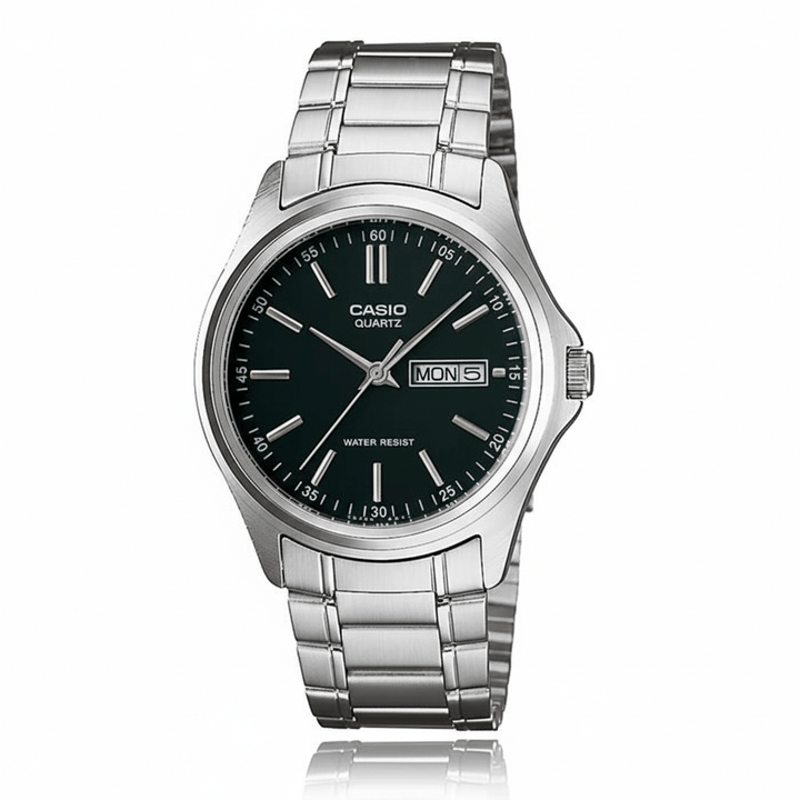 RELOJ CASIO MTP - 1239D - 1A | Acero Hombre Plateado elegante Caracteristicas_Analogico en Perú