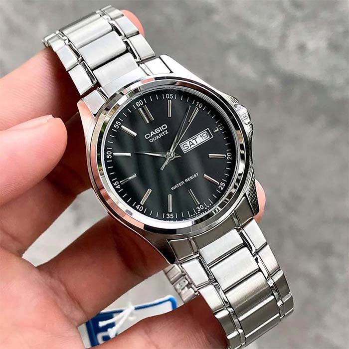 RELOJ CASIO MTP-1239D-1A | Acero Hombre Plateado