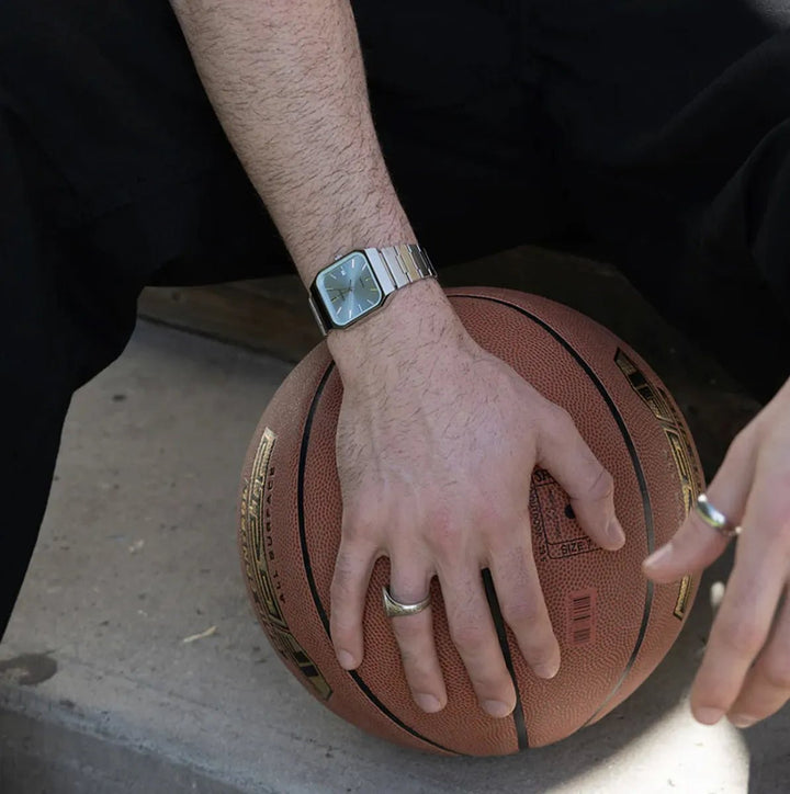 Reloj Casio MTP - B185D - 2A2 Original - Ice Blue en Acero Inoxidable para Hombre elegante en Perú