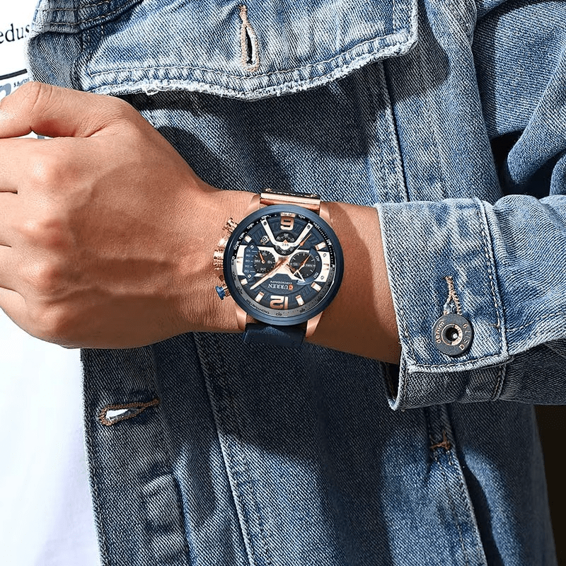 RELOJ CURREN 8329 - ELEGANTE BLUE | BLACK | BROWN elegante para hombre en Perú
