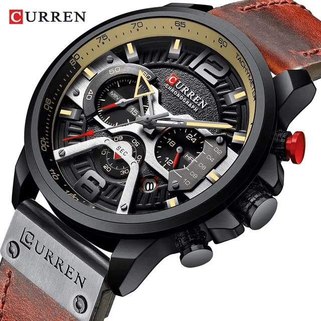 RELOJ CURREN 8329 - ELEGANTE BLUE | BLACK | BROWN elegante para hombre en Perú