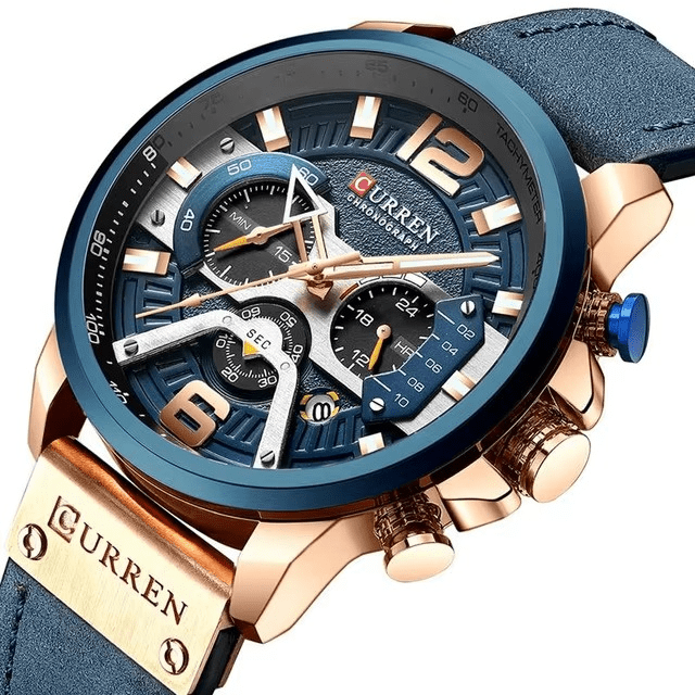 RELOJ CURREN 8329 - ELEGANTE BLUE | BLACK | BROWN elegante para hombre en Perú