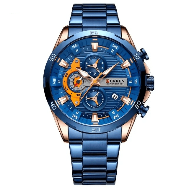 Reloj CURREN 8402 Acero Inoxidable para Hombre | Diseño Exclusivo 40mm elegante masvendido en Perú