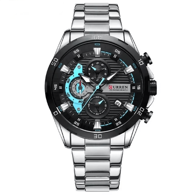 Reloj CURREN 8402 Acero Inoxidable para Hombre | Diseño Exclusivo 40mm elegante masvendido en Perú