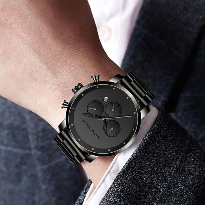 Reloj Hannah Martin Negro Nightmare - JHERR JEWELRY