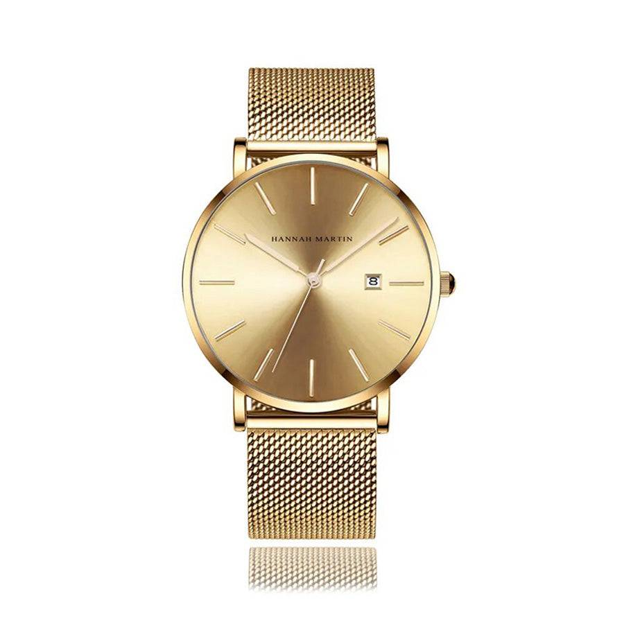 Reloj Hannah Martin Pantera Black Elegante - JHERR JEWELRY
