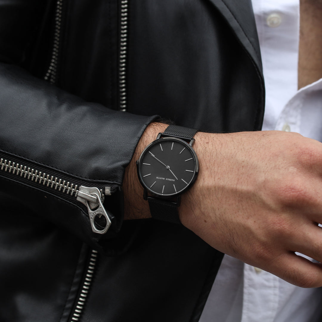 Reloj Hannah Martin Pantera Black Elegante