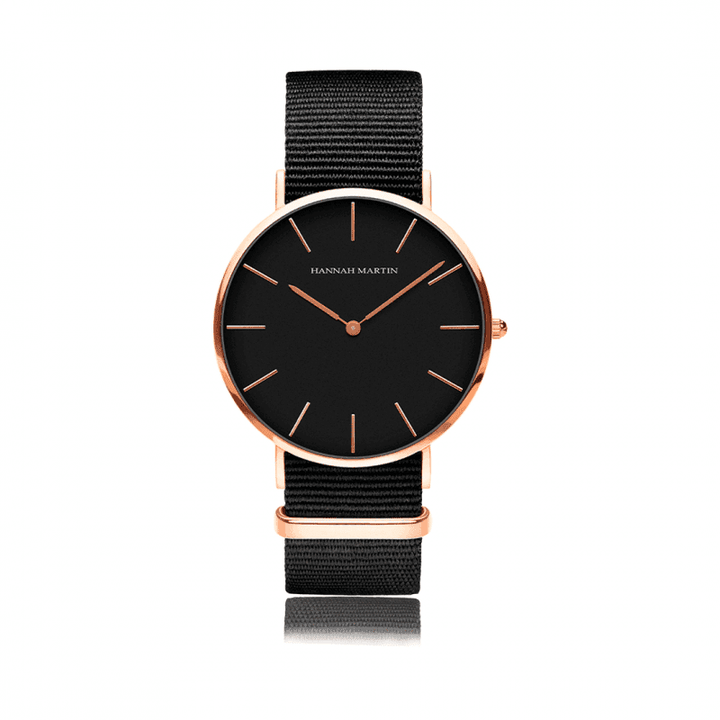 Reloj Hannah Martin Negro CB01 Ashfield elegante para hombre en Perú