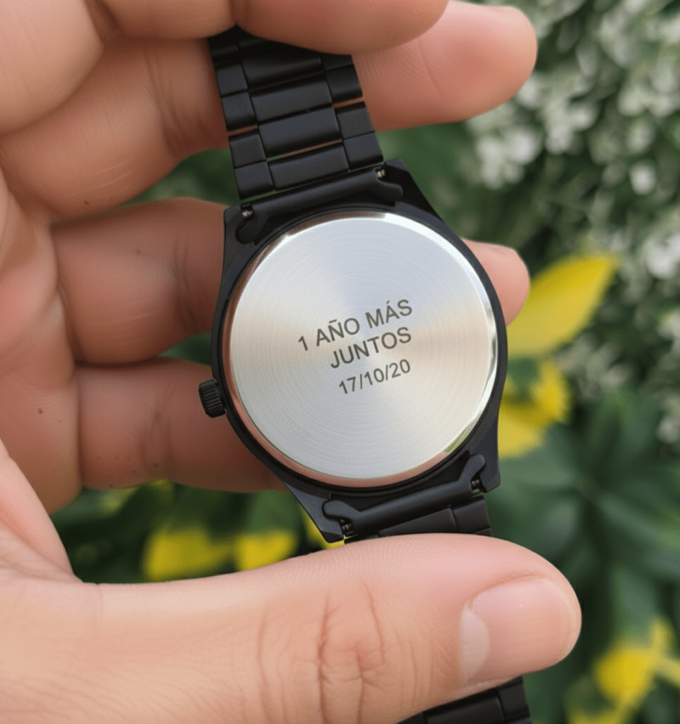 Reloj Hannah Martin Negro Cronógrafo con Brazalete de Acero Negro - Diseño Elegante 42mm elegante masvendido en Perú