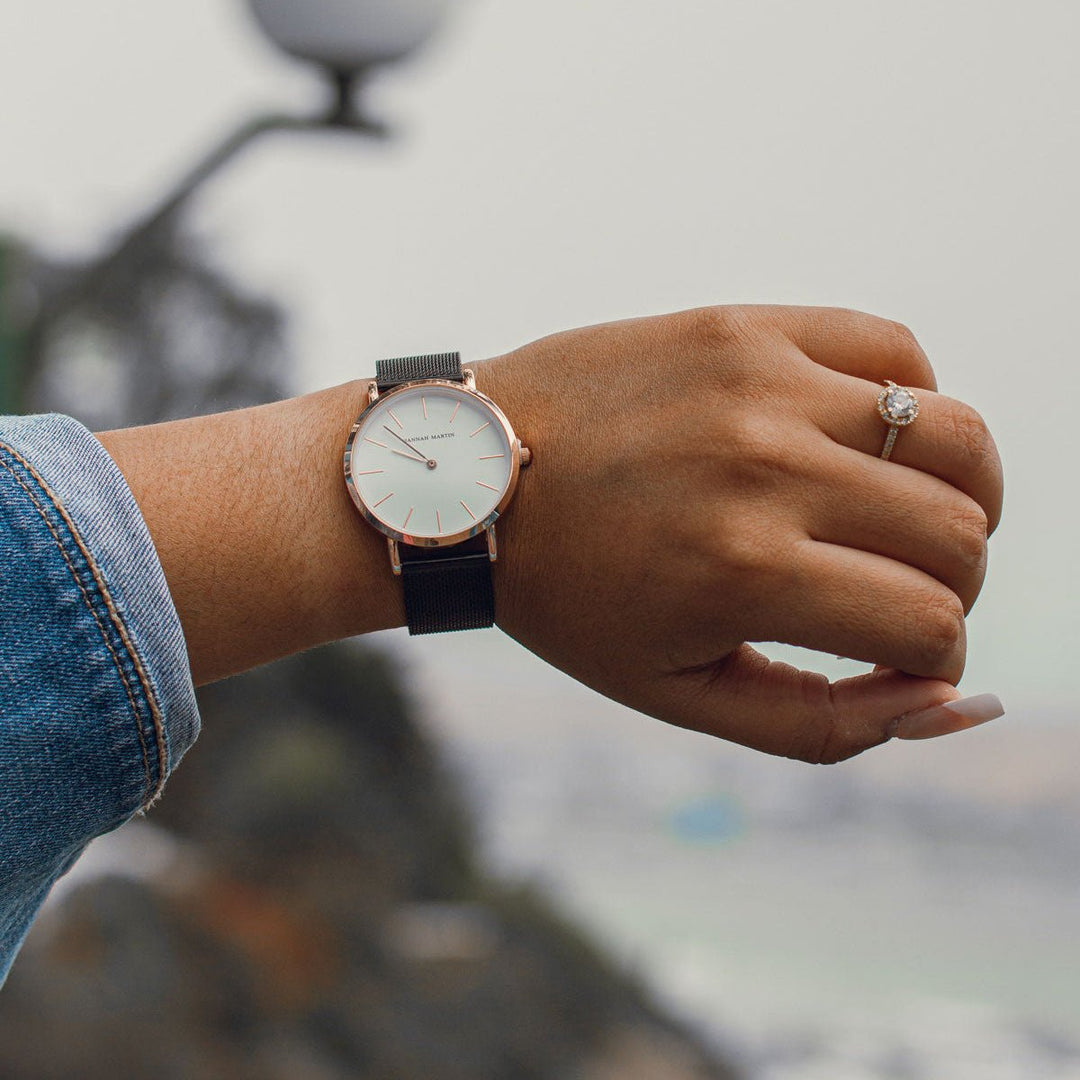 Reloj Hannah Martin Petite White elegante para mujer en Perú