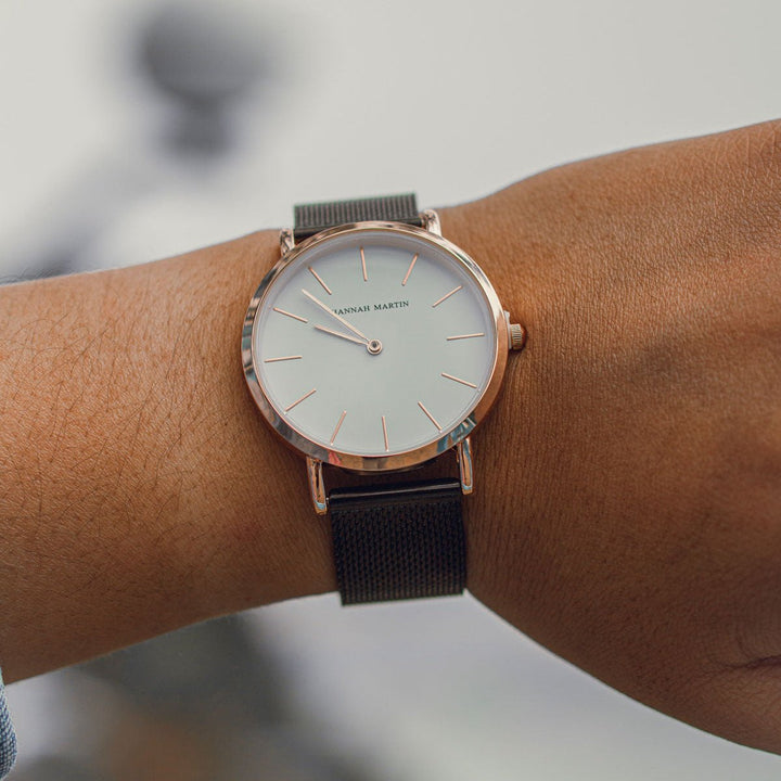 Reloj Hannah Martin Petite White elegante para mujer en Perú