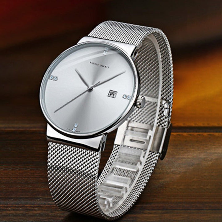 Reloj Hannah Martin Plateado Aries elegante Más Vendido en Perú