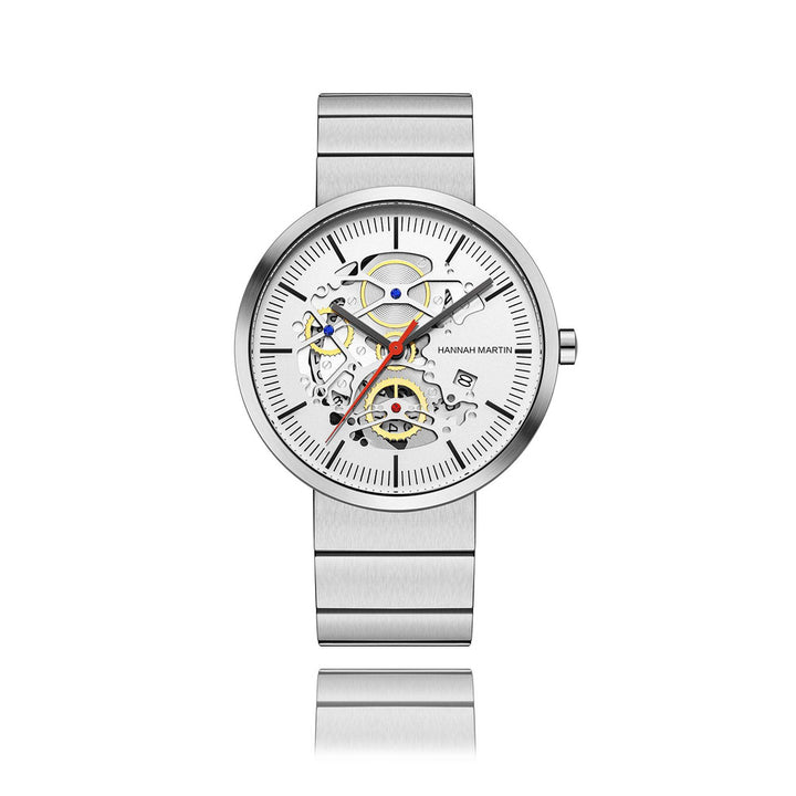 Reloj Hannah Martin Silver Tiger - JHERR JEWELRY