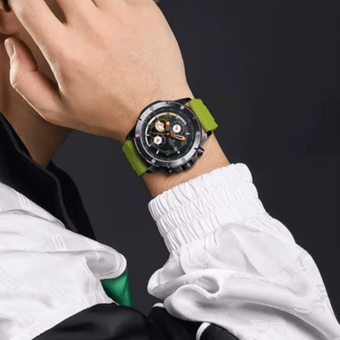 Reloj Naviforce Deportivo Verde para Hombre – Estilo y Resistencia 40mm elegante masvendido en Perú