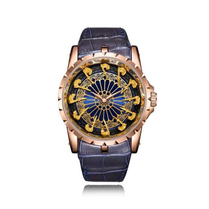 Reloj Onola 3809 KING GOLD BLUE elegante para hombre en Perú