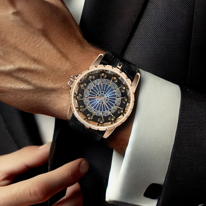 Reloj Onola 3809 KING GOLD BLUE elegante para hombre en Perú