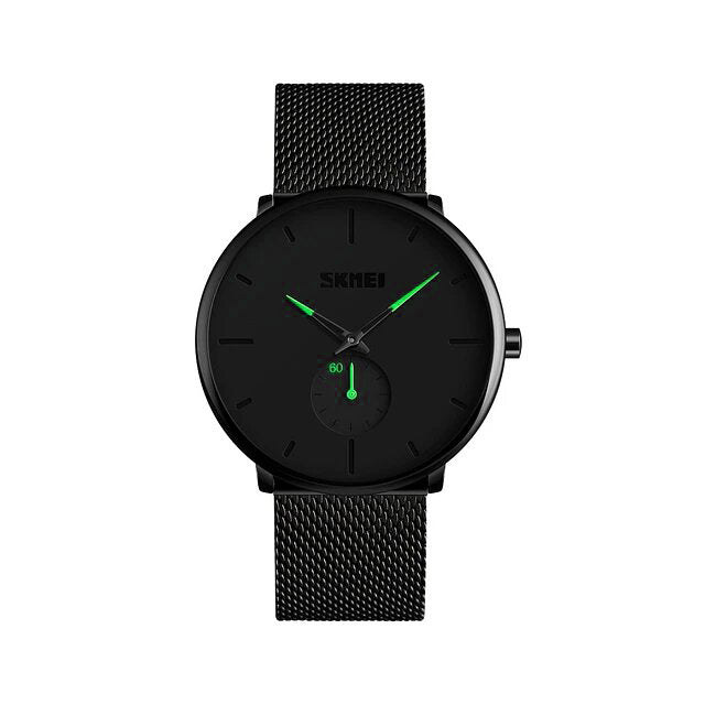 Reloj SKMEI Negro Casual Elegante Aguja Verde - JHERR JEWELRY