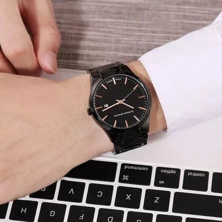 Reloj Hannah Martin Black Elegante - JHERR JEWELRY