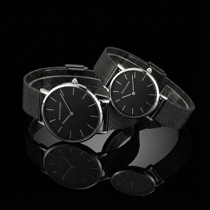 Relojes de Pareja Hannah Martin Scarlet elegante para pareja en Perú