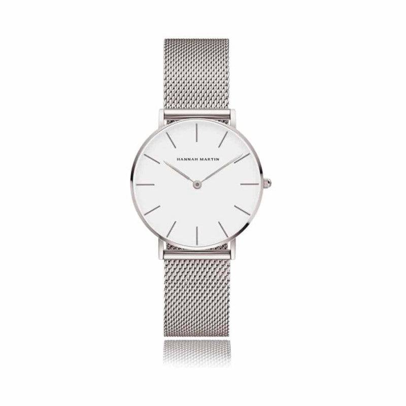 Relojes de Pareja Hannah Martin Silver Moon - JHERR JEWELRY