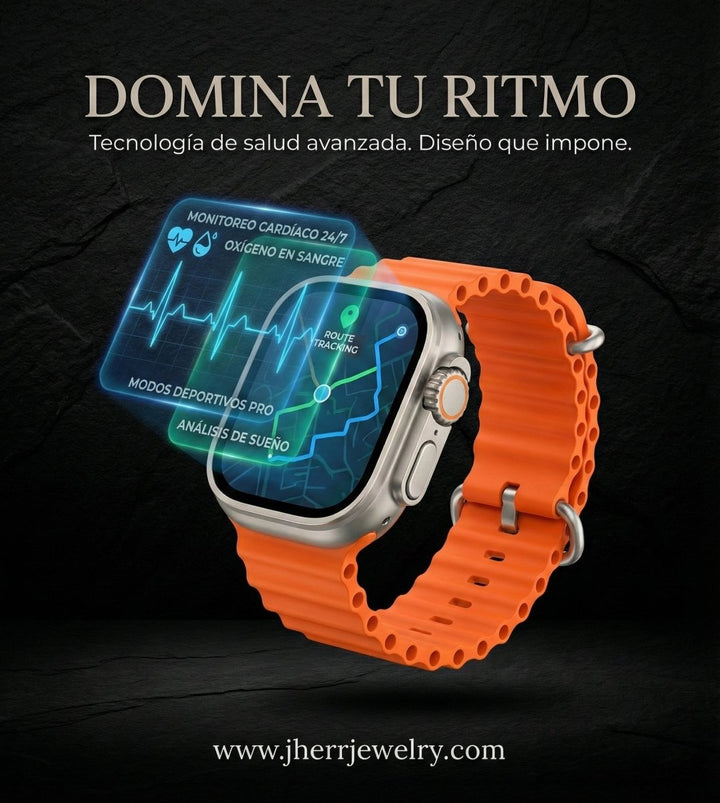 Smartwatch Ultra Deportivo Inteligente con Pantalla Táctil y Llamadas Bluetooth - Monitor de Salud y Fitness Completo elegante en Perú
