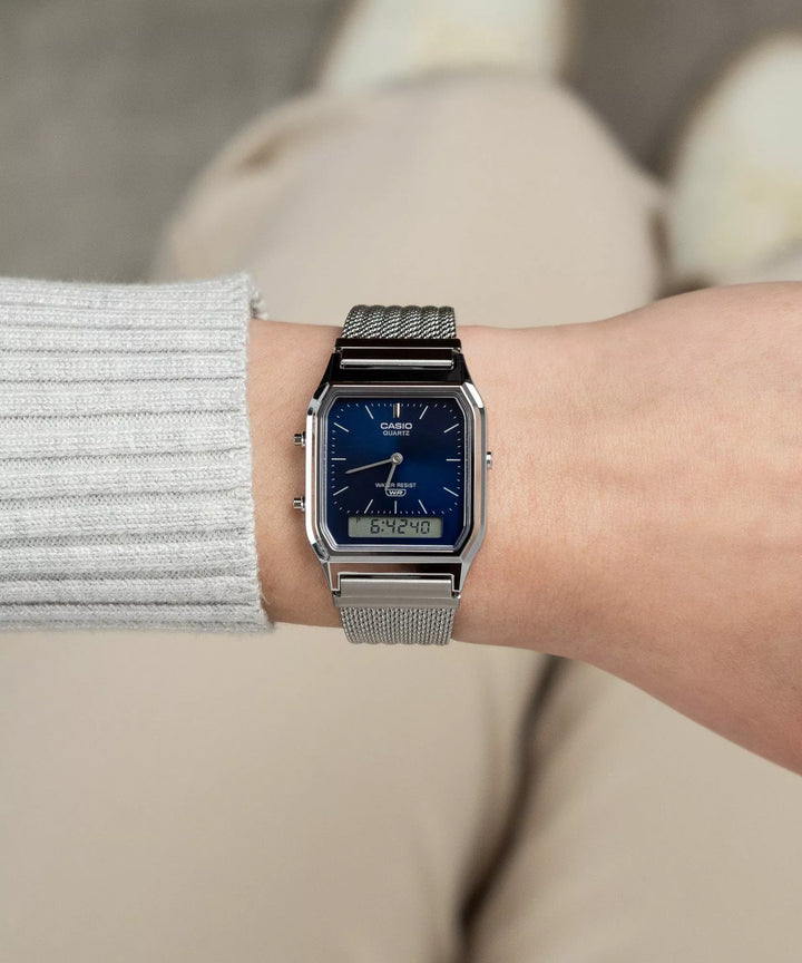 Reloj Casio Vintage AQ-230EM-2AEF Original