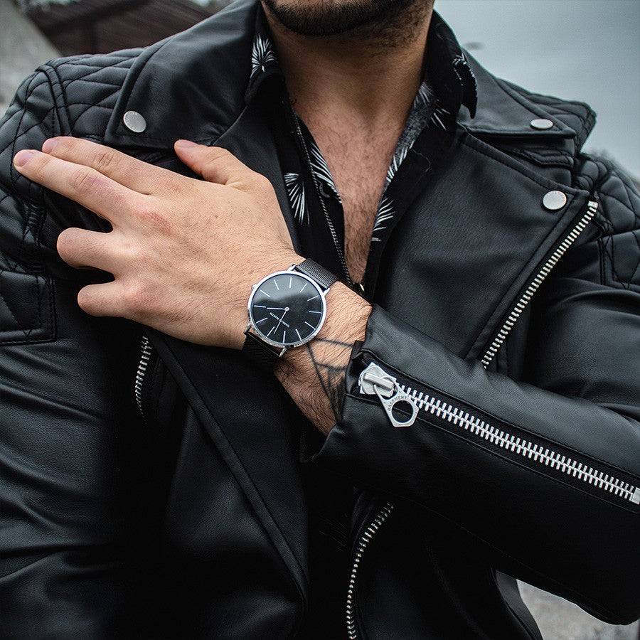 Reloj Hannah Martin Negro Petite - JHERR JEWELRY