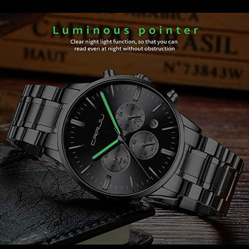 Reloj CRRJU Chrono Blacktop - JHERR JEWELRY