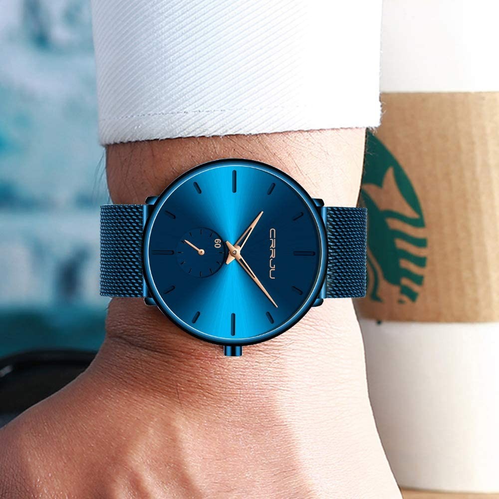 Reloj CRRJU Indigo Gold - JHERR JEWELRY