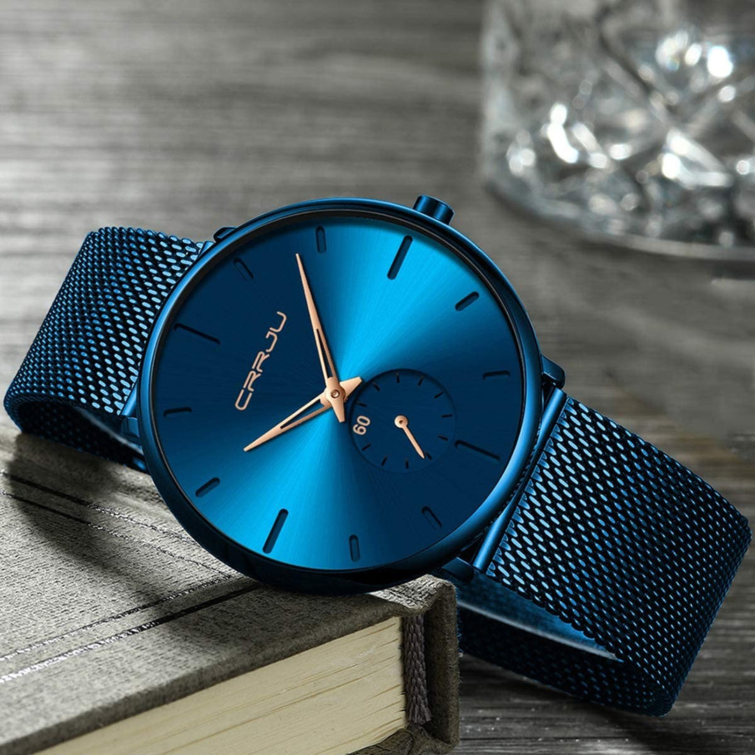 Reloj CRRJU Indigo Gold - JHERR JEWELRY