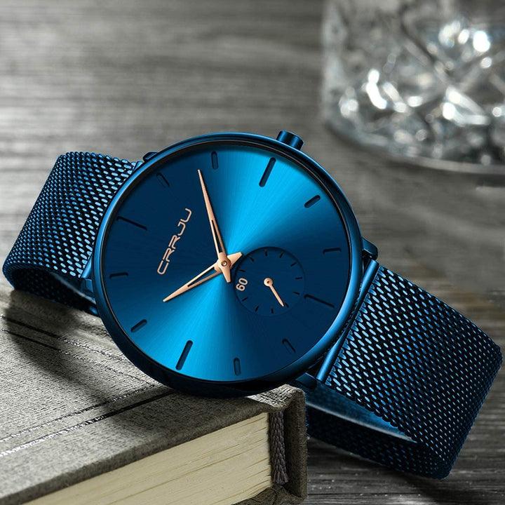 Reloj CRRJU Indigo Gold - JHERR JEWELRY