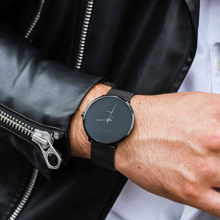 Reloj Hannah Martin Negro Mate Elegante - JHERR JEWELRY
