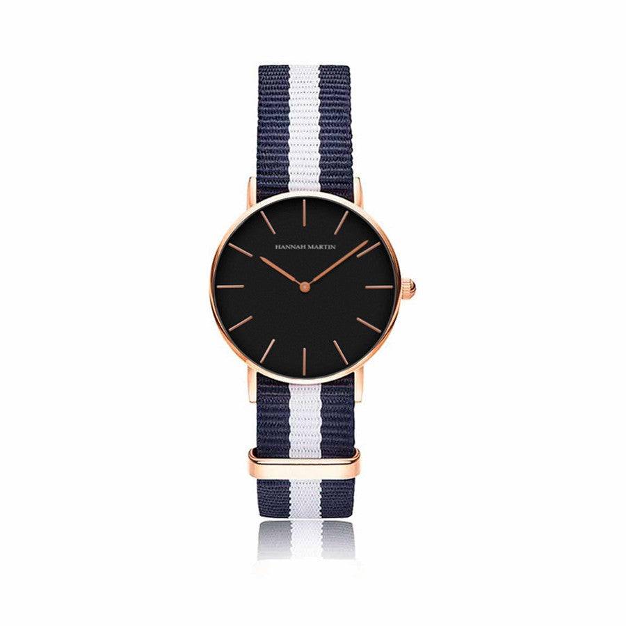 Reloj Hannah Martin Glassglow Black - JHERR JEWELRY