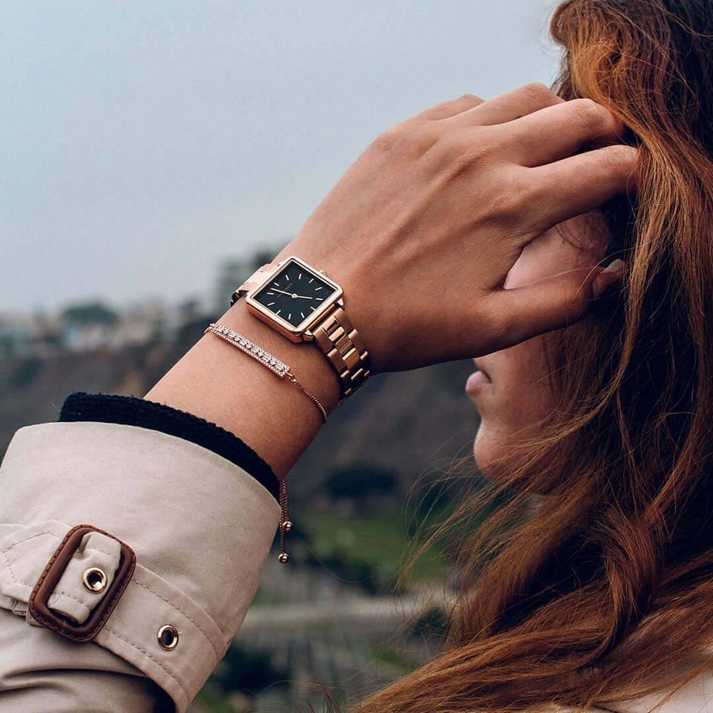 Box de Rosas – Reloj + Pulsera Black - JHERR JEWELRY