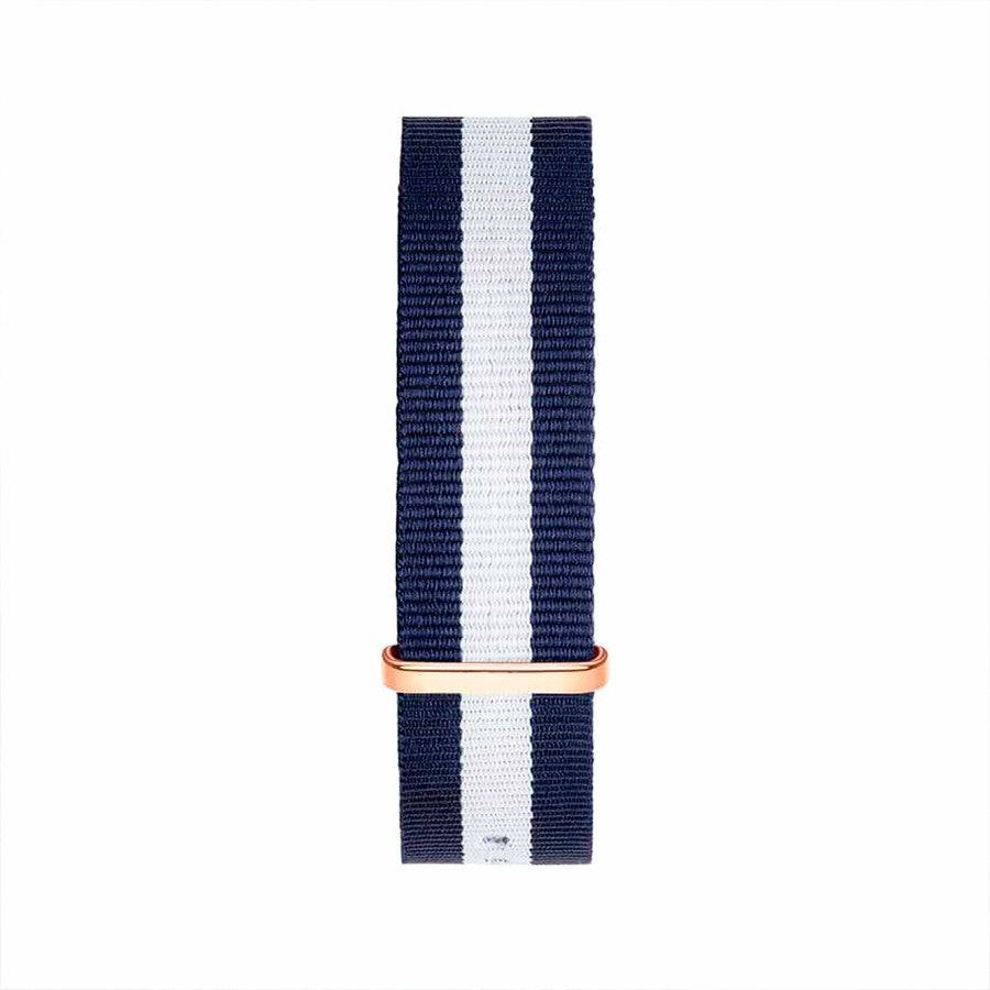 Correa de Tela Azul Glass | 18mm - JHERR JEWELRY