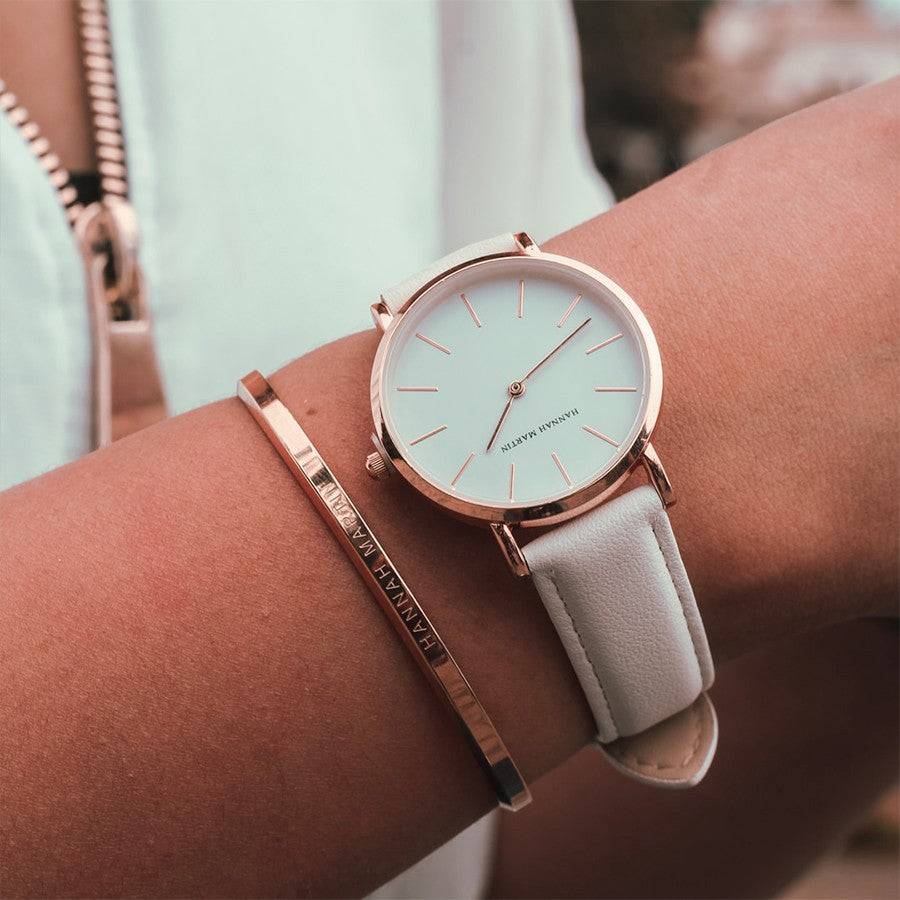 Reloj Hannah Martin Bondi Classic + Brazalete - JHERR JEWELRY