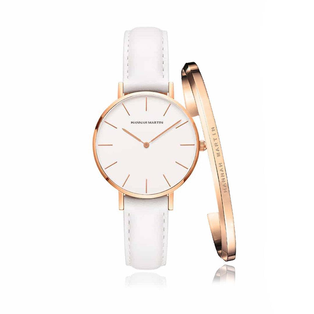 Reloj Hannah Martin Bondi Classic + Brazalete - JHERR JEWELRY