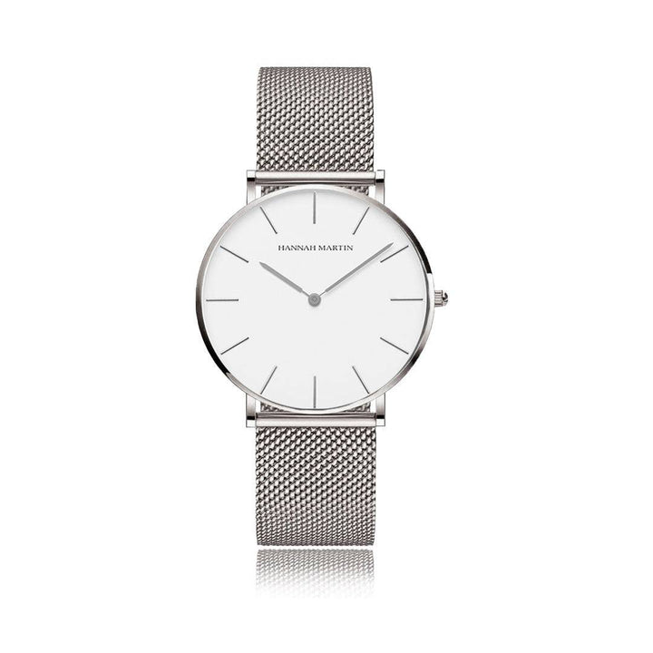 Reloj Hannah Martin Sterling Mesh - JHERR JEWELRY