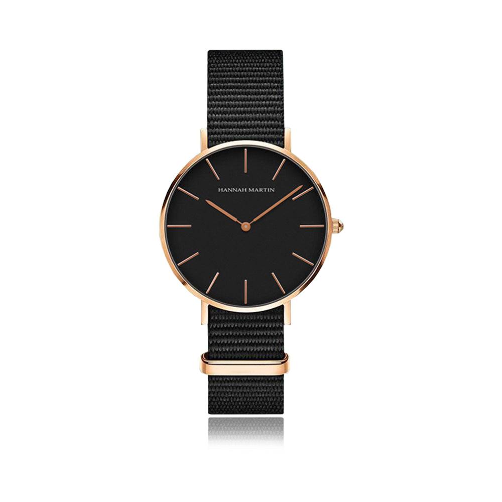 Relojes de Pareja Hannah Martin Blacktop - JHERR JEWELRY