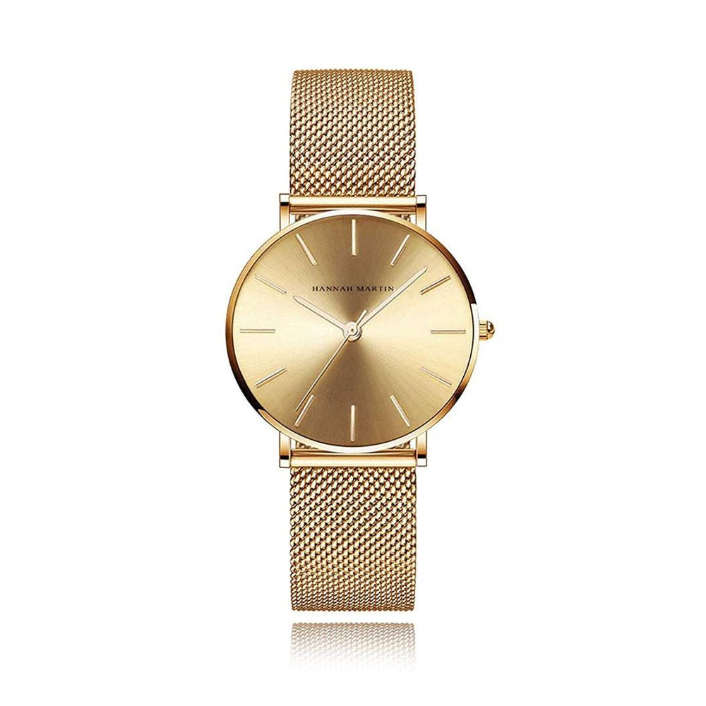 Relojes de Pareja Hannah Martin Dorado Gala - JHERR JEWELRY