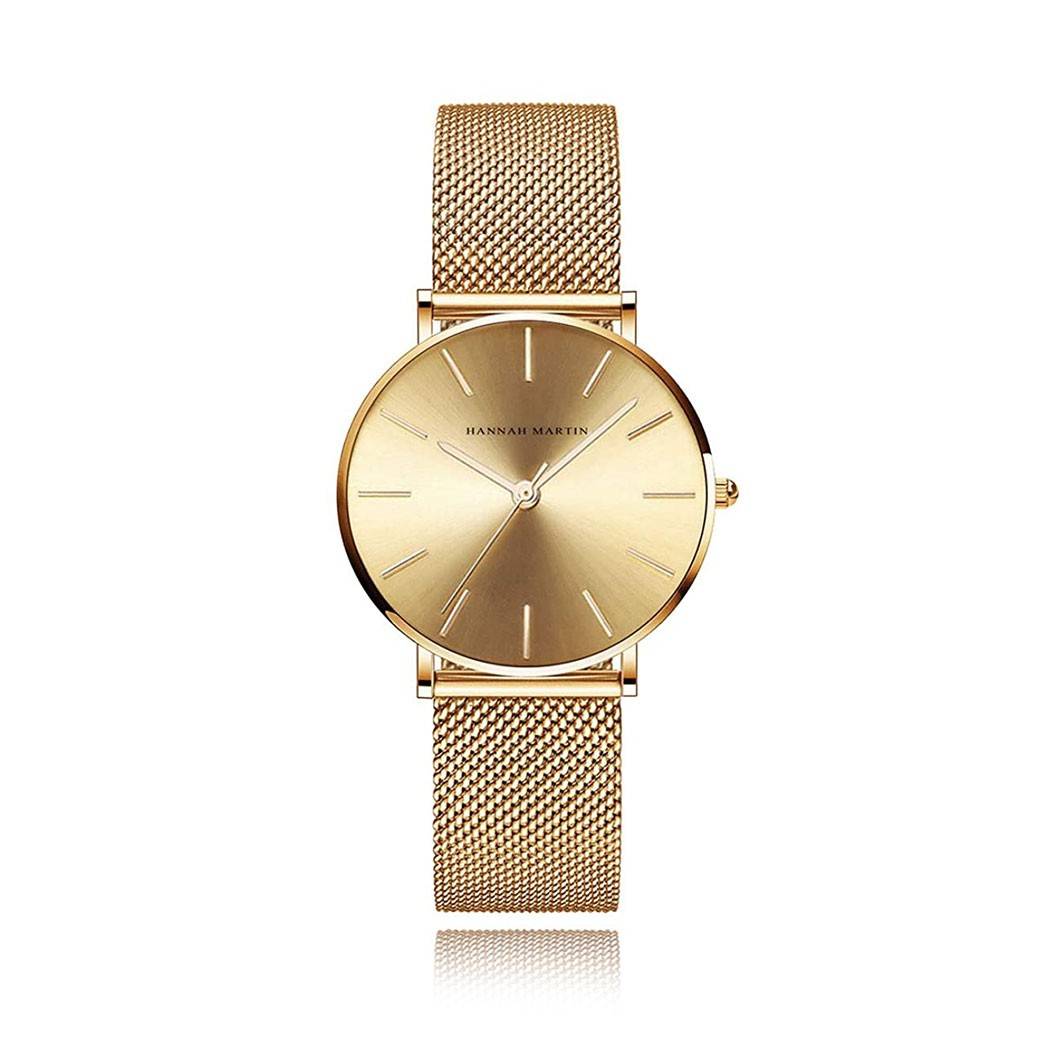 Relojes de Pareja Hannah Martin Dorado Gala - JHERR JEWELRY