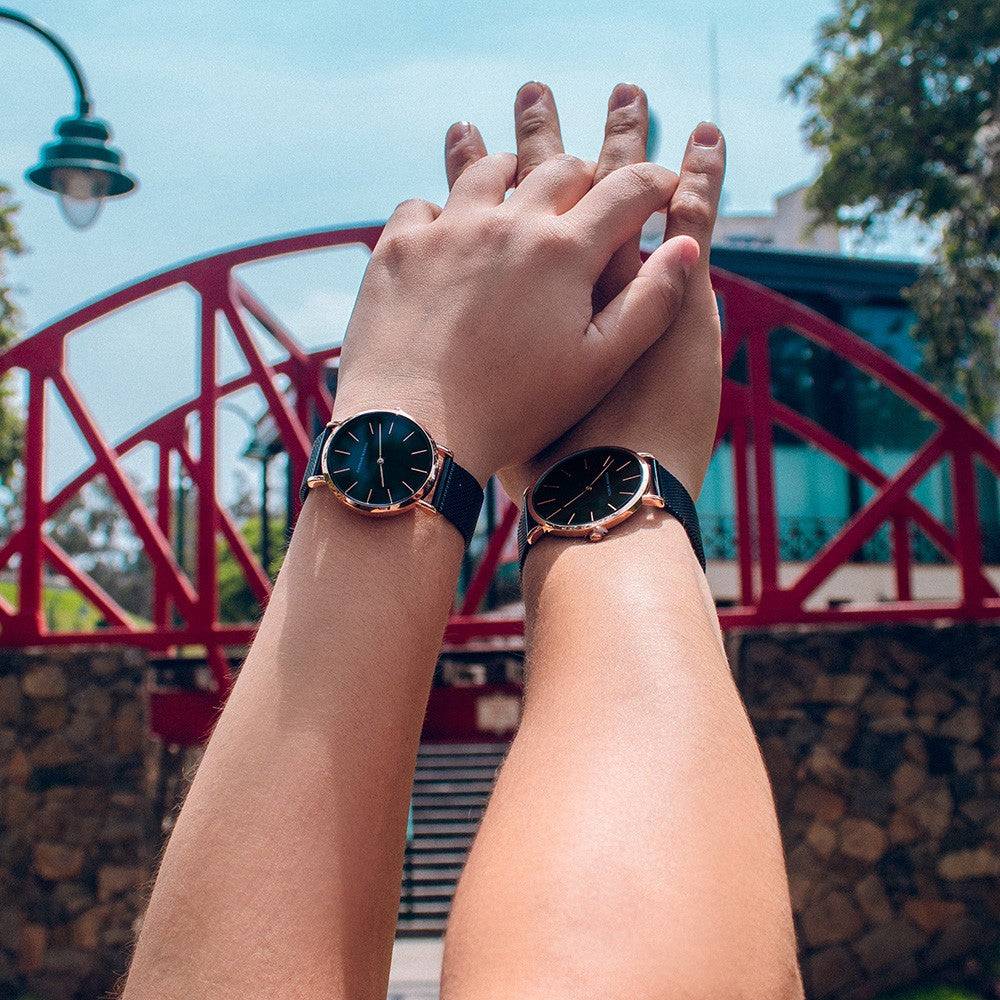 Relojes de Pareja Hannah Martin Caviar - JHERR JEWELRY
