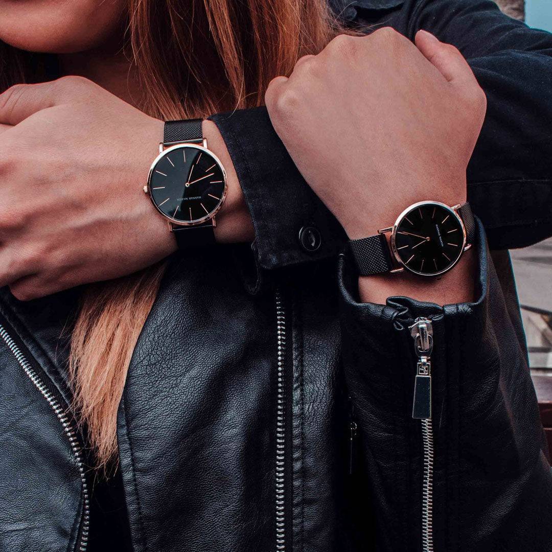 Relojes de Pareja Hannah Martin Caviar - JHERR JEWELRY
