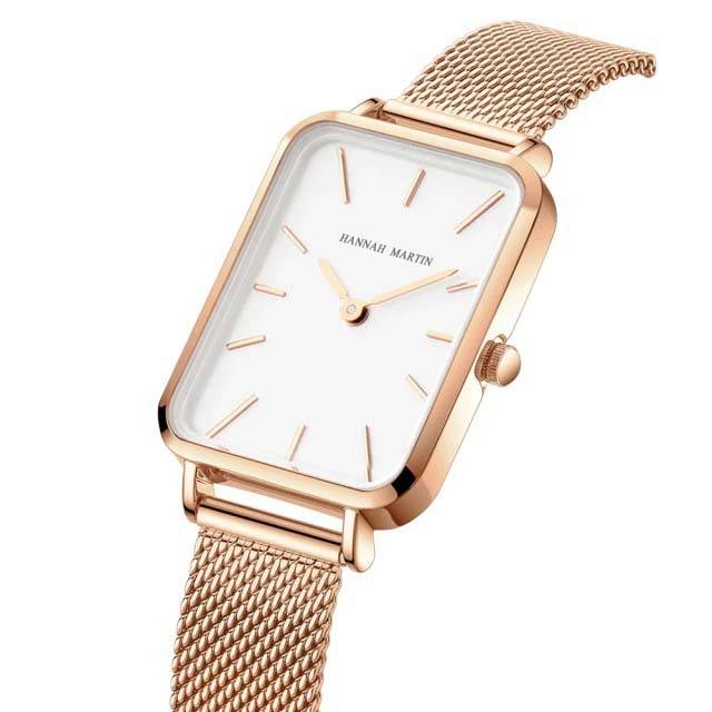 Reloj Hannah Martin Rose Gold Sea - JHERR JEWELRY