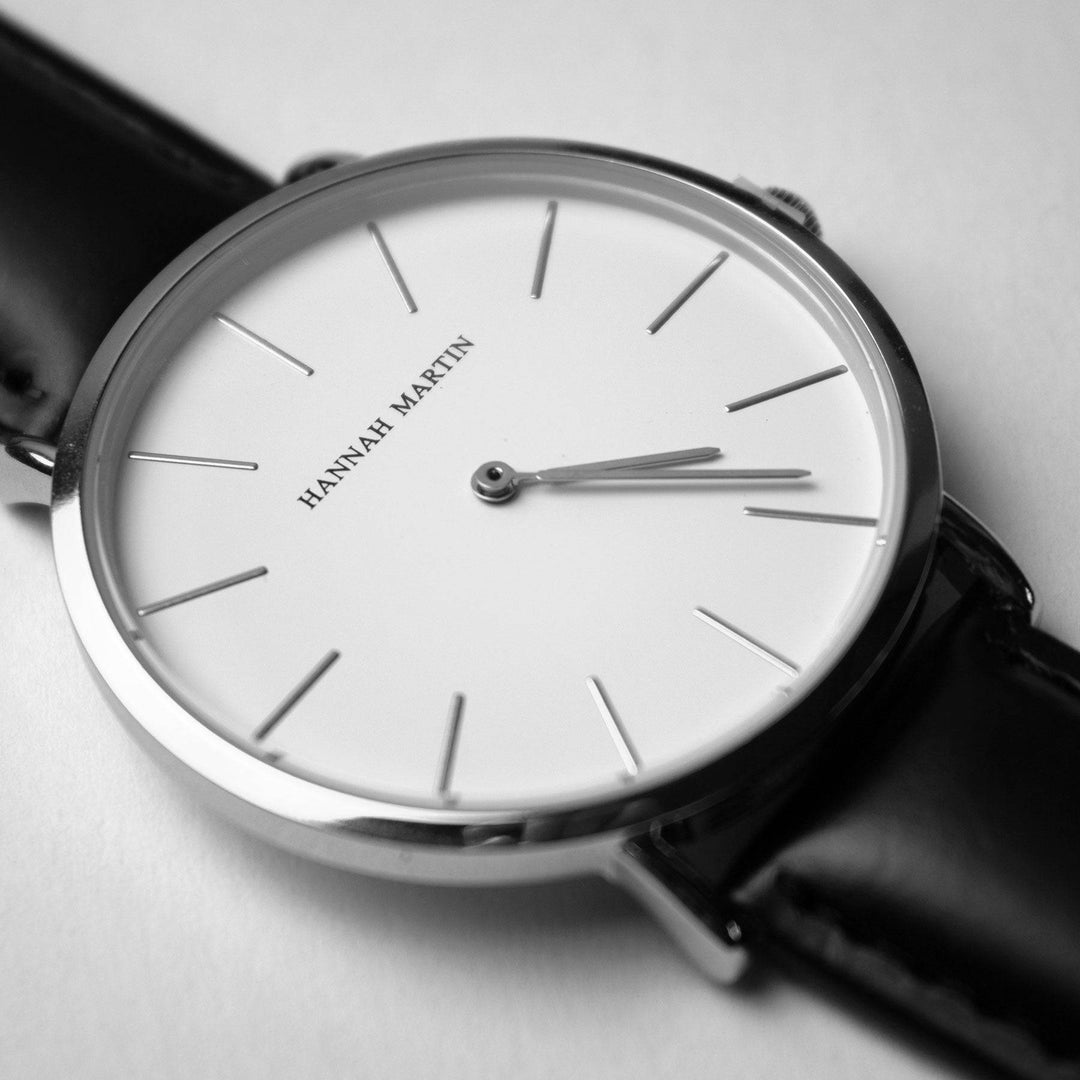 Reloj Hannah Martin Plateado Sheffield - JHERR JEWELRY