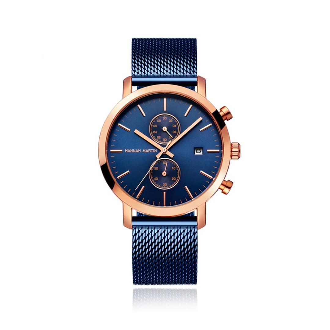 Reloj Hannah Martin Azul Mirage Blue - JHERR JEWELRY
